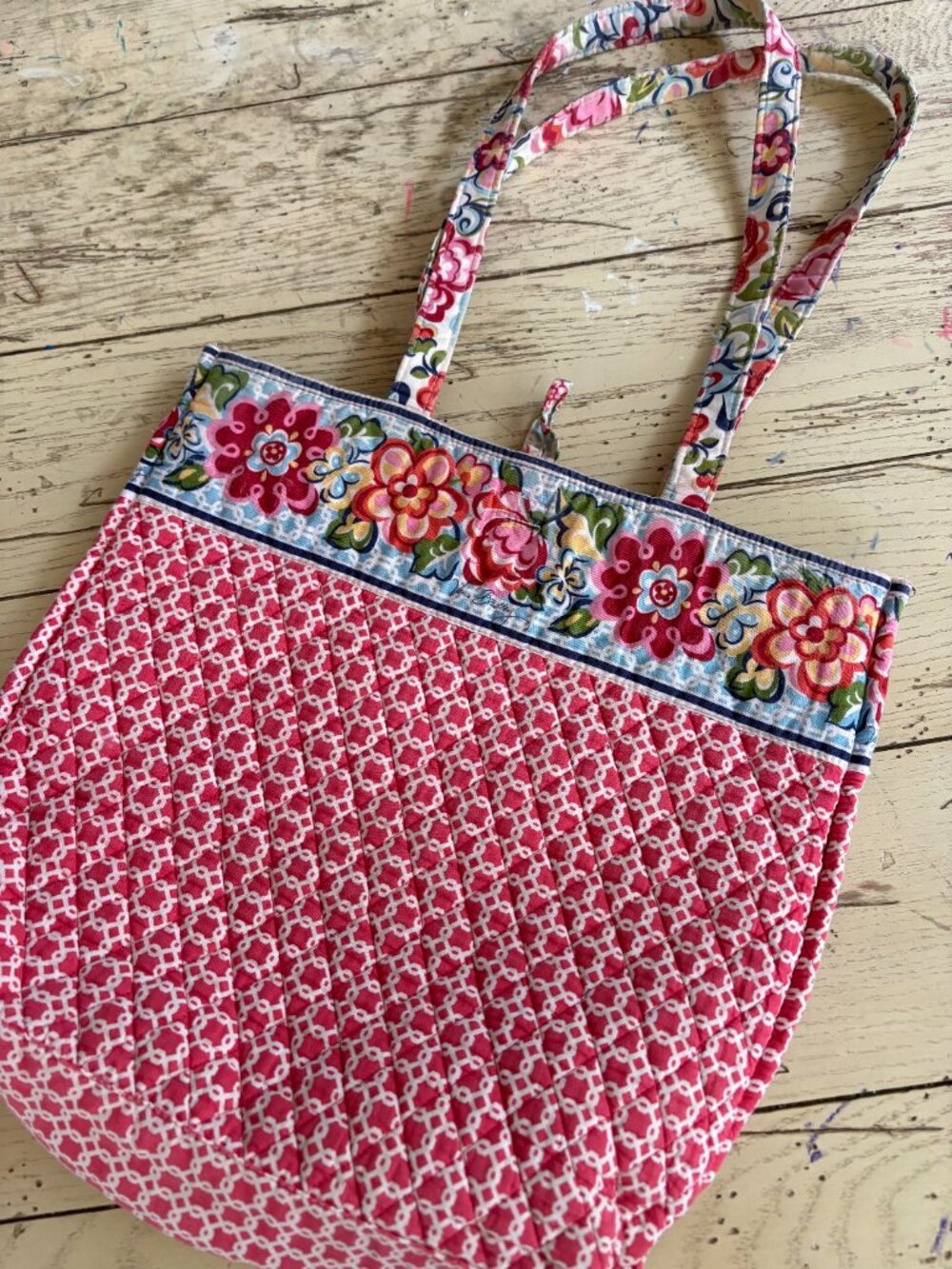 Vera Bradley Cotton Original Tote - Picture 5 of 9